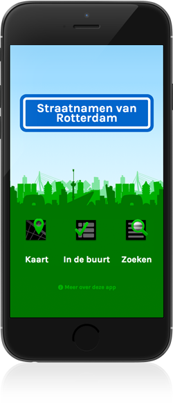 screenshot Straatnamen van Rotterdam for iphone